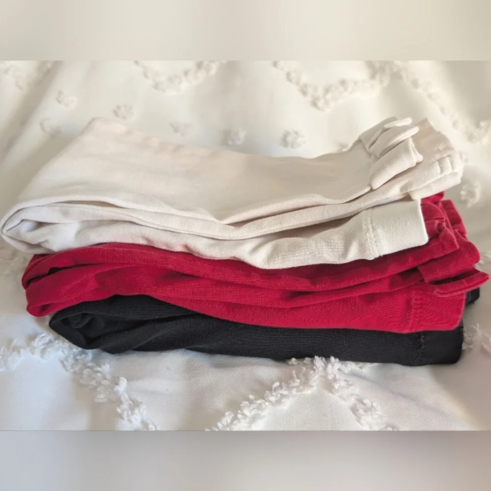 Ralph Lauren Leggings Red Black And White Set Size 18 months